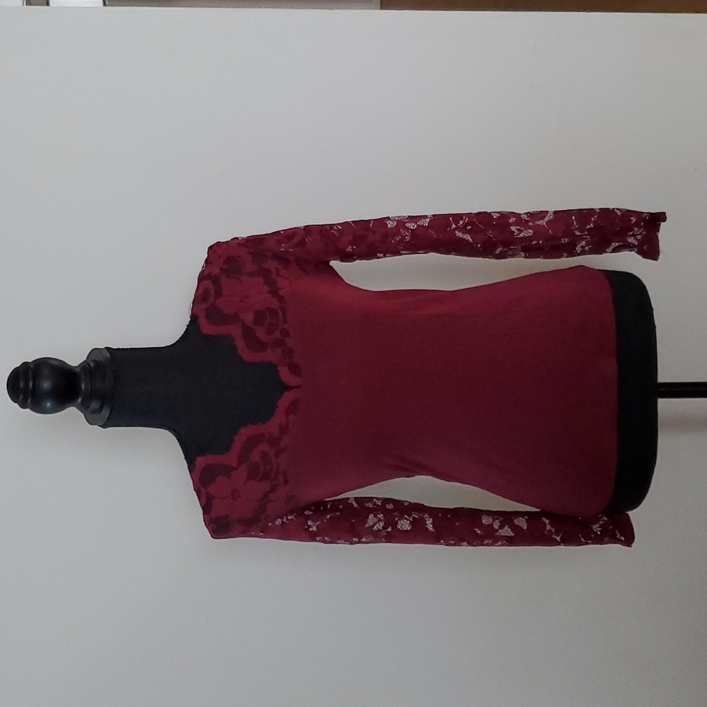 Wine colored top